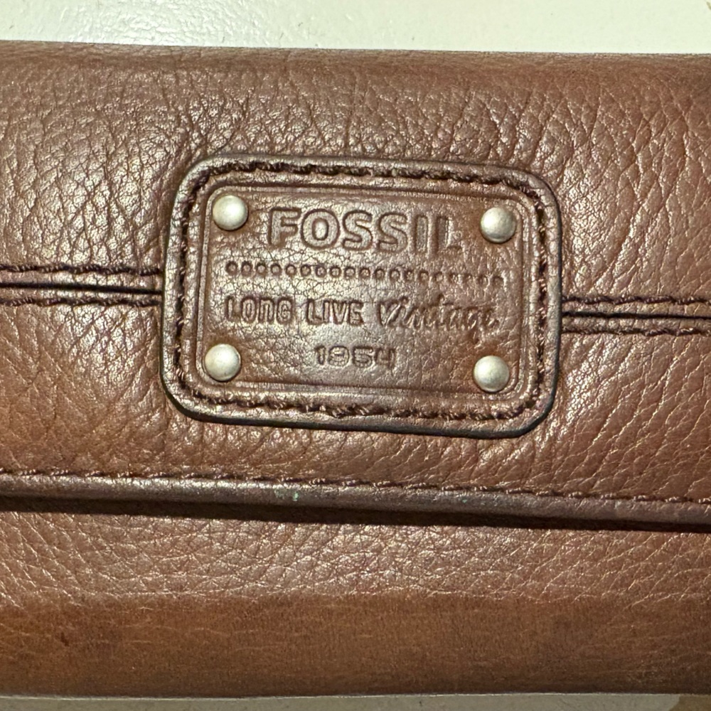 Fossil Brown Leather Wallet